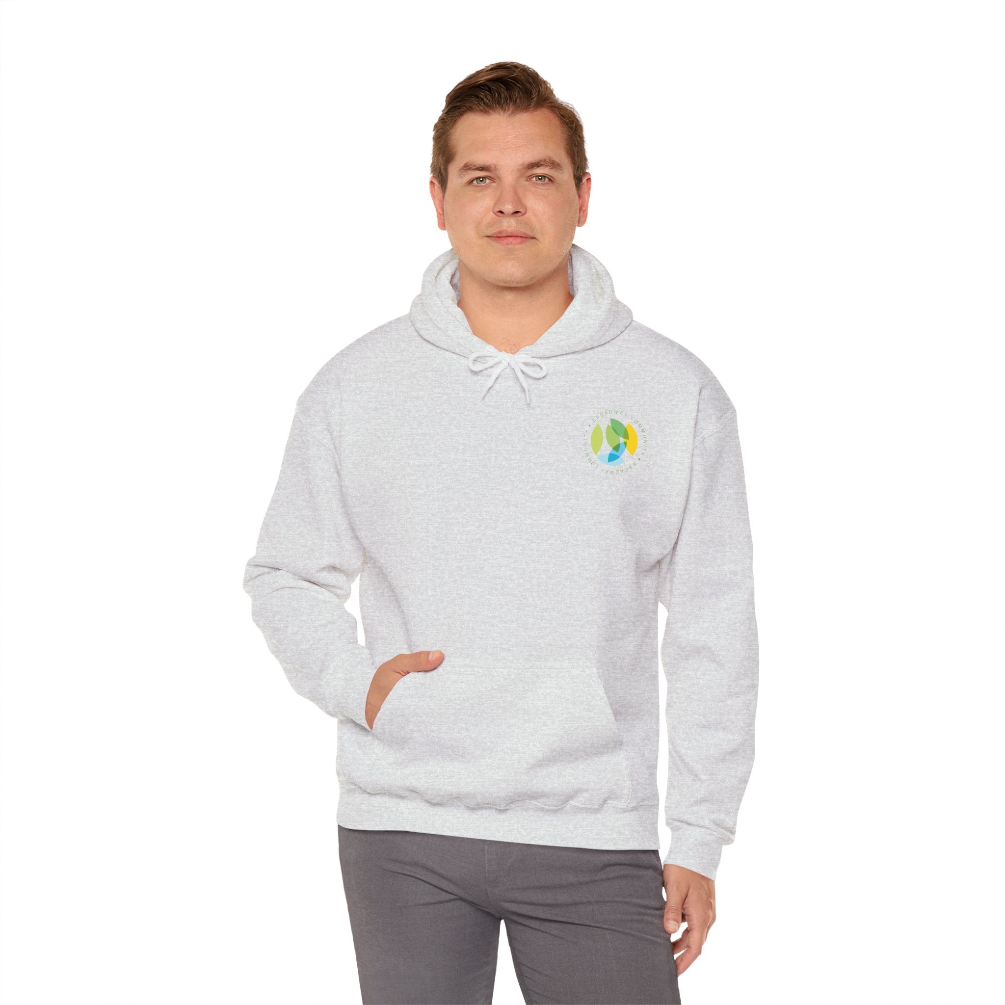 Serving New Yorkers Ash Hoodie - Broadway Community Collection